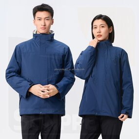 Winter Jacket Manufacturer - SunPPE Unisex Premium White Duck Filled Detachable Lined Hooded YKK Zipper Windproof Waterproof Custom LOGO