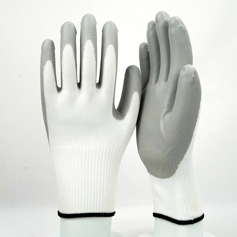 Nitrile Coated Gloves Manufacturer - Sun PPE Grey Flexible Intumescent Coating 42g Performance Superior Light Duty Industrial Work Polyester Custom