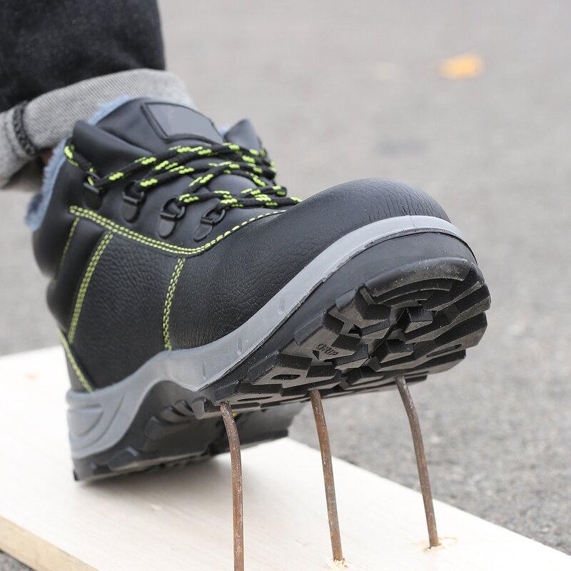 Unisex Safety Shoes Manufacturer - CE Nubuck Working Fashion Casual Steel Toe Construction Work Boots for Men & Women
