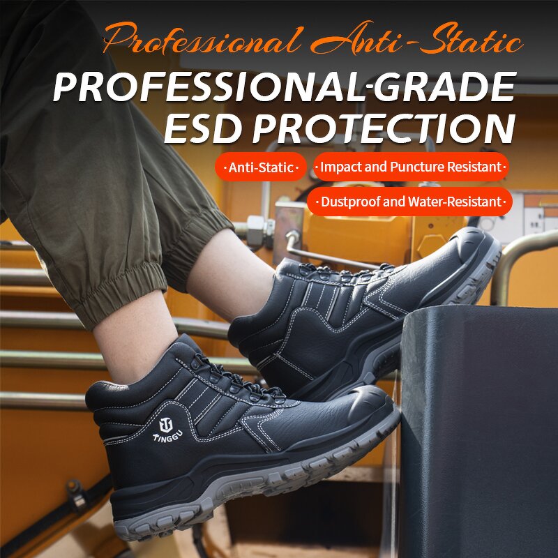 Unisex Work Boots Manufacturer - Custom Construction Factory Low Cut Anti-Slip Winter Waterproof Leather Size 40 Breathable Steel Toe Wholesale