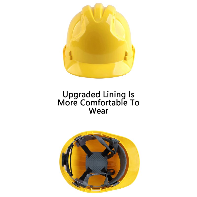Mining Safety Helmet Manufacturer - European Style 380 Grams PE Shell Comfortable Noise Cancelling Hard Hat for Engineers Construction Workers