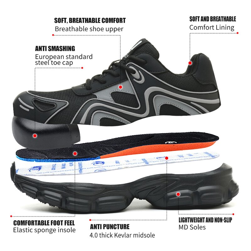 Industrial Safety Shoes Manufacturer - Low Steel Toe Cap Cut PU TPR Outsole Working Rubberized