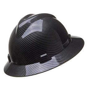 Construction Hard Hat Manufacturer - ANSI Carbon Fiber Print HDPE Reinforced Lightweight CFRP Splash Styles Industrial Safety Helmet