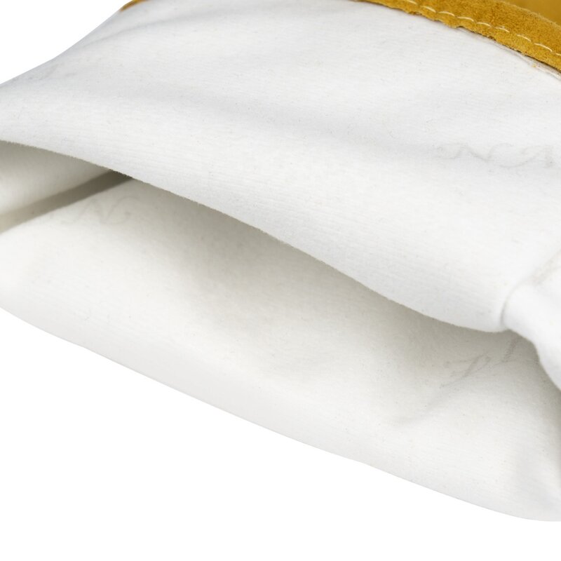 Welding Gloves Manufacturer - Tig Yellow Resistant Cowhide Short Electric Labor Fwelding with Anti-Slip Feature Red Yellow