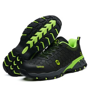 Men's Casual Safety Shoes Manufacturer - SUNPPE New Arrivals Steel Toe Fashion Style MD Rubber Sole Comfortable Upper Metal Custom Logo