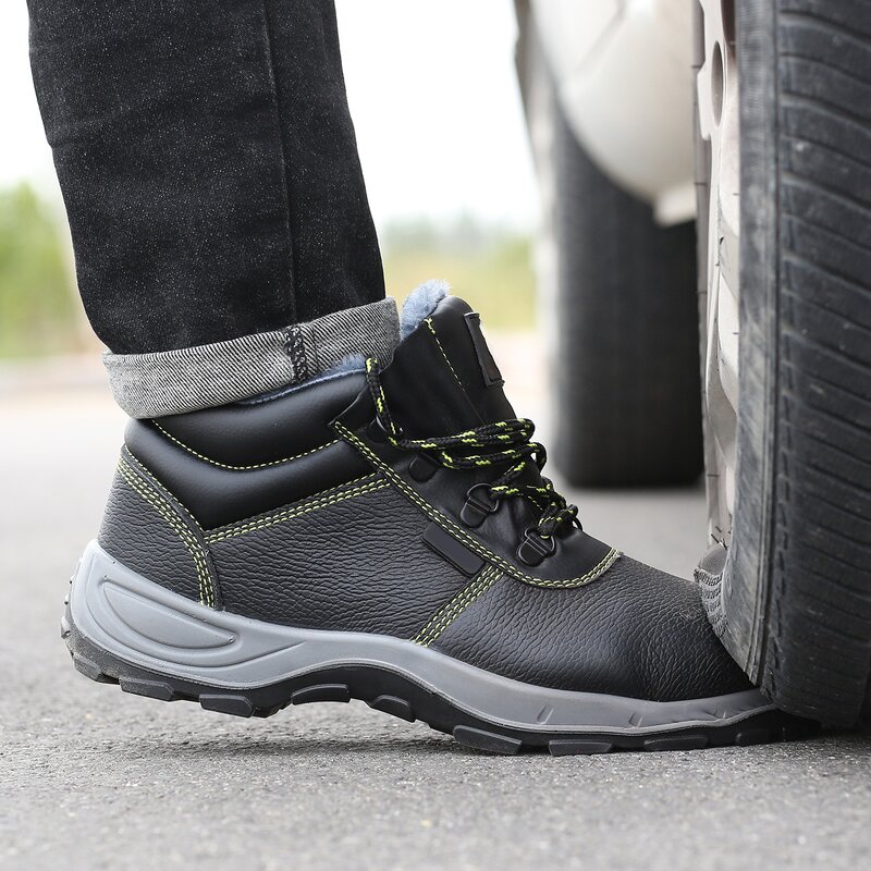 Unisex Safety Shoes Manufacturer - CE Nubuck Working Fashion Casual Steel Toe Construction Work Boots for Men & Women