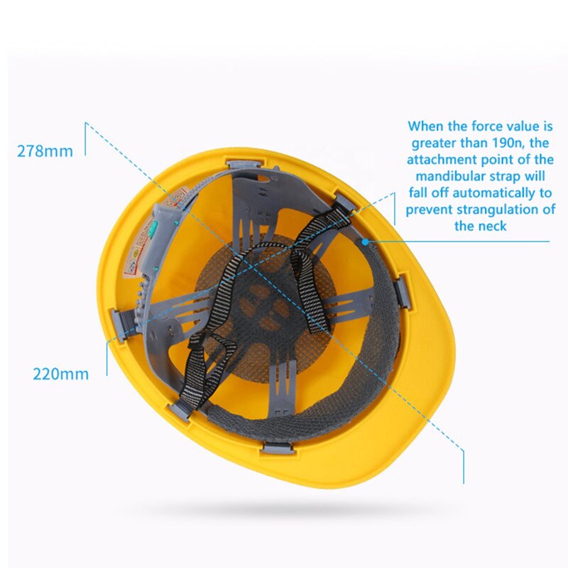 Carbon Fibre Safety Helmet Manufacturer - 6-Point for Mining Engineering ABS Material Protectors with Ratchet Plastic Type 2 Engineer Helmets