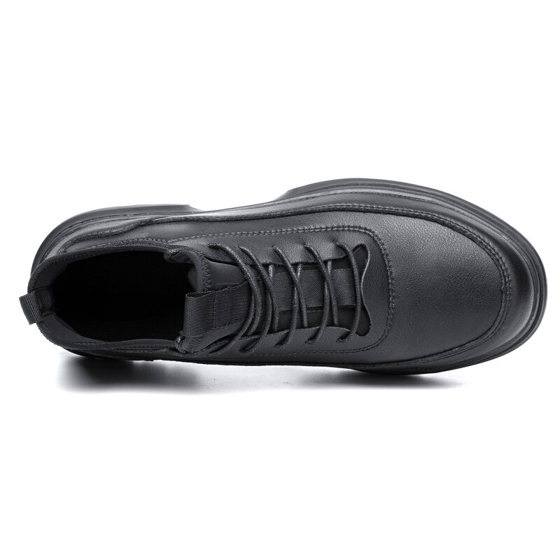 Men's Work Boots Manufacturer - Premium CSA Approved High Sole Wedge Leather Upper Lace Welding Brown for Winter Factory Use