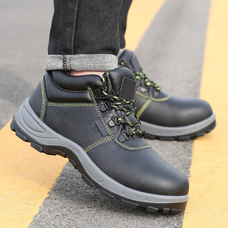 Unisex Safety Shoes Manufacturer - CE Nubuck Working Fashion Casual Steel Toe Construction Work Boots for Men & Women