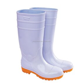 Men's Rain Boots Manufacturer - Steel Toe Mid-Plate High Quality PVC Insole Non-Slip for Outdoor Work & Garden Use