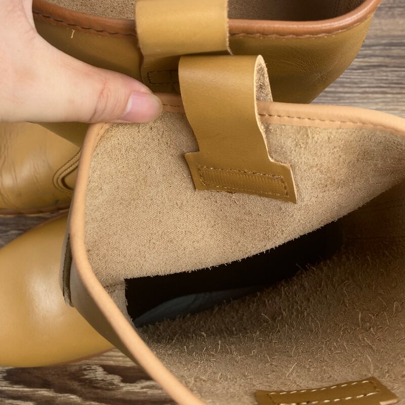 Men's Safety Boots Manufacturer - Popular High Cut Top Layer Genuine Leather Work New Fashion Industrial Construction