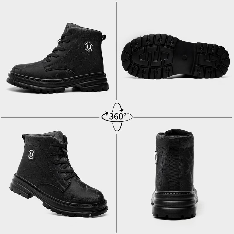 Lady Women Safety Shoes Manufacturer - Wholesale Cheap Price Heavy Duty Steel Toed Work Boots Microfiber Upper