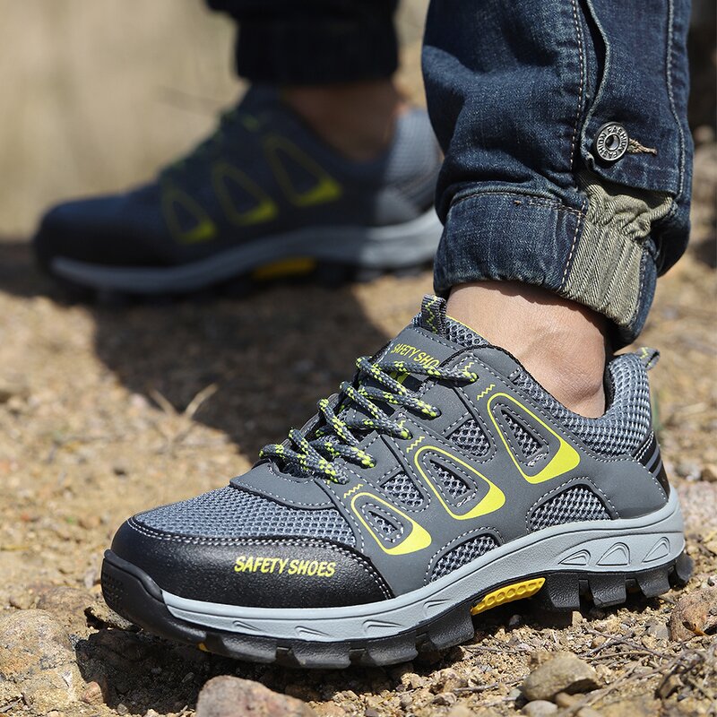 Steel Toe Safety Shoes Manufacturer - High Quality Hiking Factory Work Sports Quick Lacing MD Rubber Winter Industrial Unisex