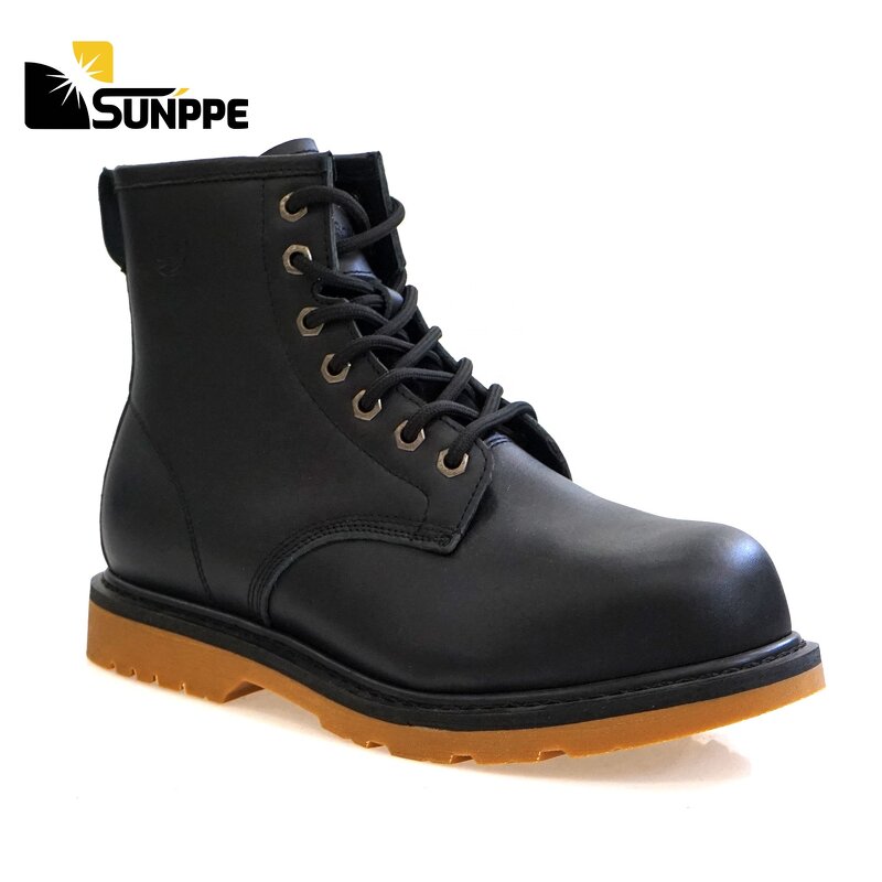 Men's Safety Boots Manufacturer - High Quality Goodyear Welt Steel Toe Western Cowboy Style Oil & Work Resistant for Winter & Summer