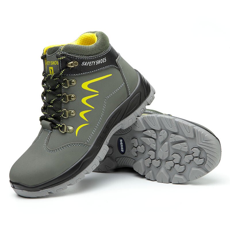 Steel Toe Safety Shoes Manufacturer - High Quality Hiking Factory Work Sports Dual Density PU Lightweight Industrial Unisex Microfiber