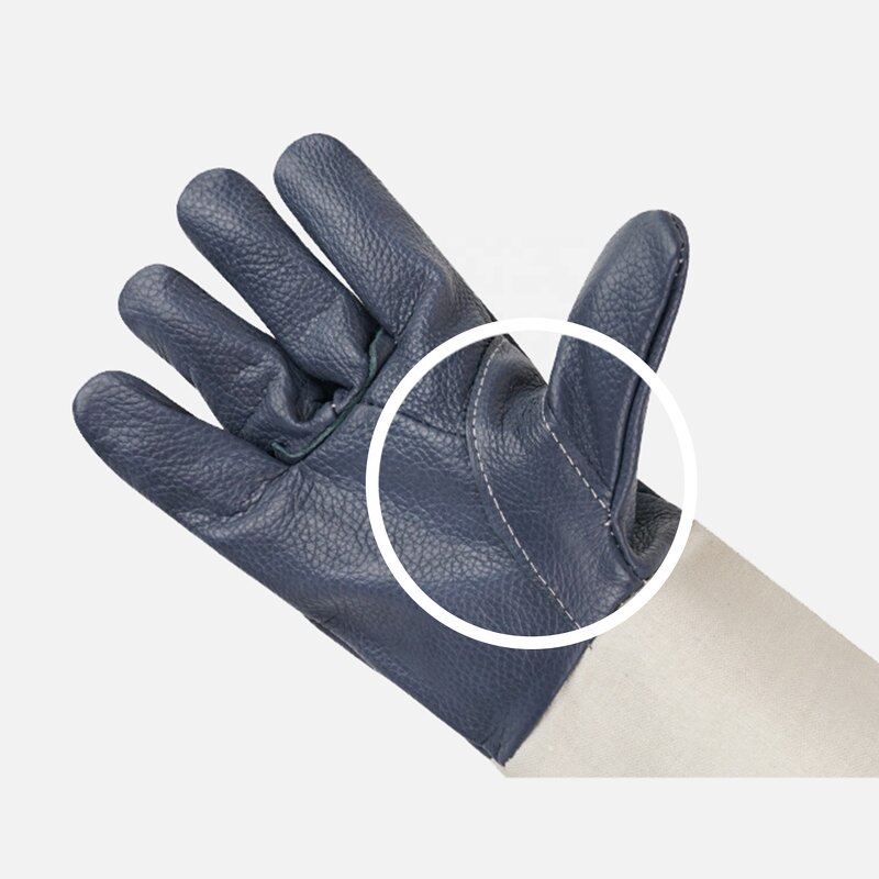 Welding Gloves Manufacturer - Labor Red Arc Black Resistant Heavy Duty Extreme Heat