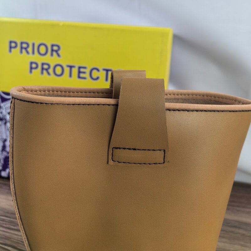 Men's Safety Boots Manufacturer - Popular High Cut Top Layer Genuine Leather Work New Fashion Industrial Construction