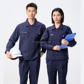 Construction Work Suits Manufacturer - 100% Cotton 270 Grams Thick Twill Breathable Knee-Length Design for Safety Working Clothes