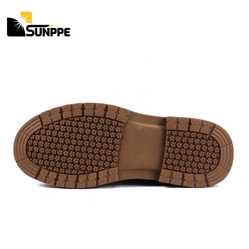 Men's Steel Toe Safety Boots Manufacturer - Custom Lightweight Chelsea Fashionable Rubber Leather Pull-On Casual for Summer Autumn