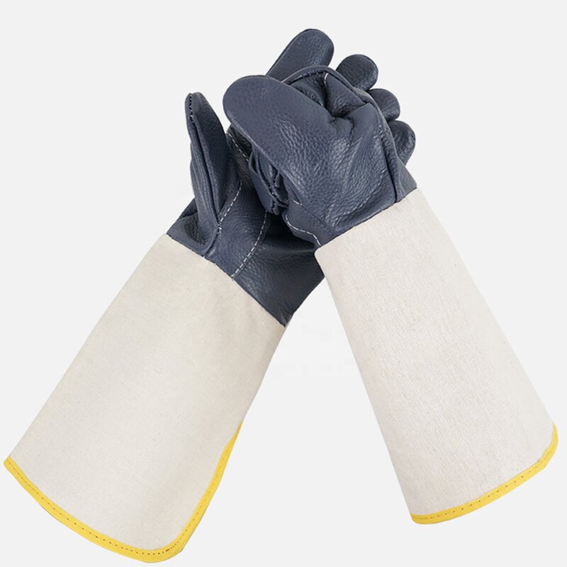 Welding Gloves Manufacturer - Labor Red Arc Black Resistant Heavy Duty Extreme Heat