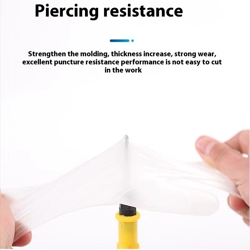 PVC Rubber Gloves Manufacturer - Wholesale SUNPPE Brand Black Disposable Neutral English Food Grade Thickened Durable Anti-Slip for Household