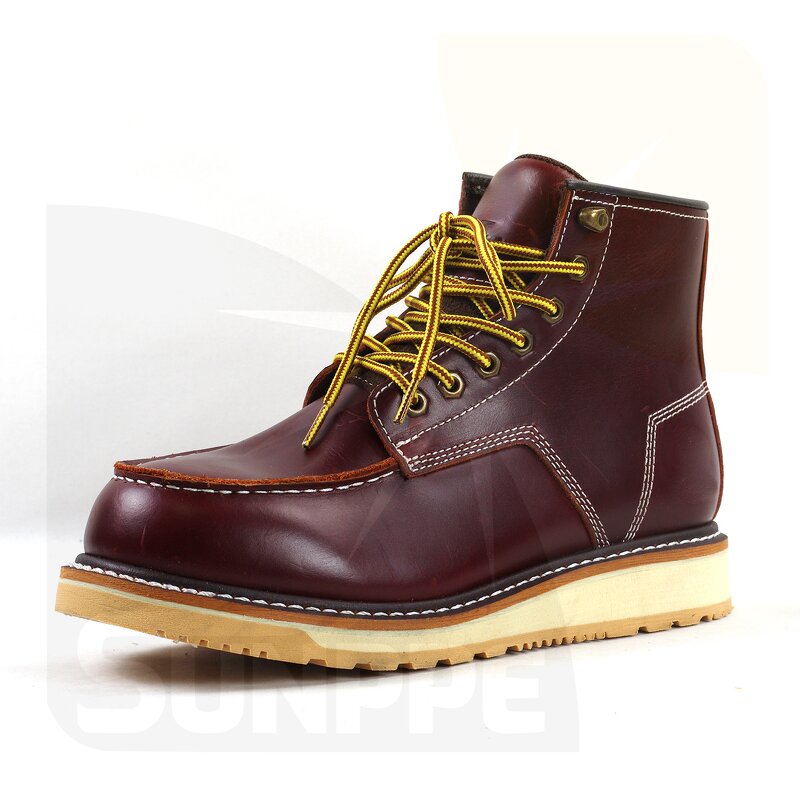 Men's Safety Boots Manufacturer - High Quality Goodyear Welt Oil Resistant Waterproof Lining Genuine Leather Top Layer Work Close