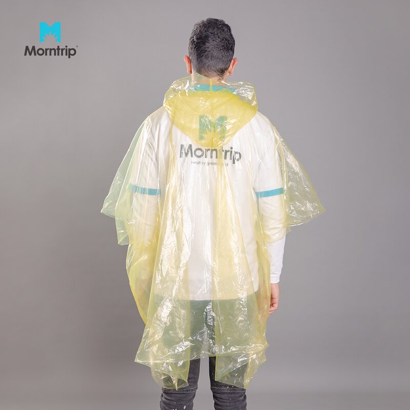 Disposable Rain Poncho Manufacturer - Hot Sale Plastic Transparent Emergency PE Easy Carry Outdoor with Hood