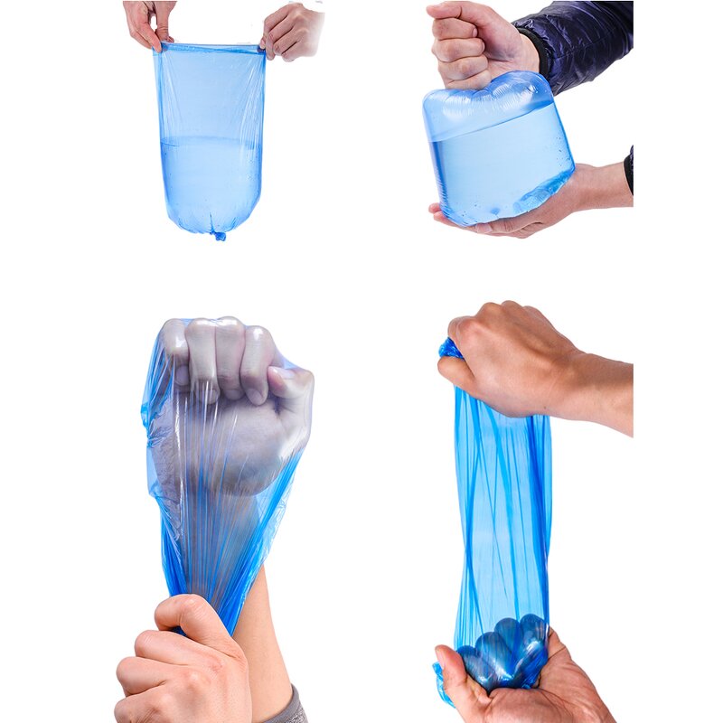 Disposable Arm Sleeves Manufacturer - Cheap Blue Eco-friendly Long Protective Anti-static Polyethylene Elastic