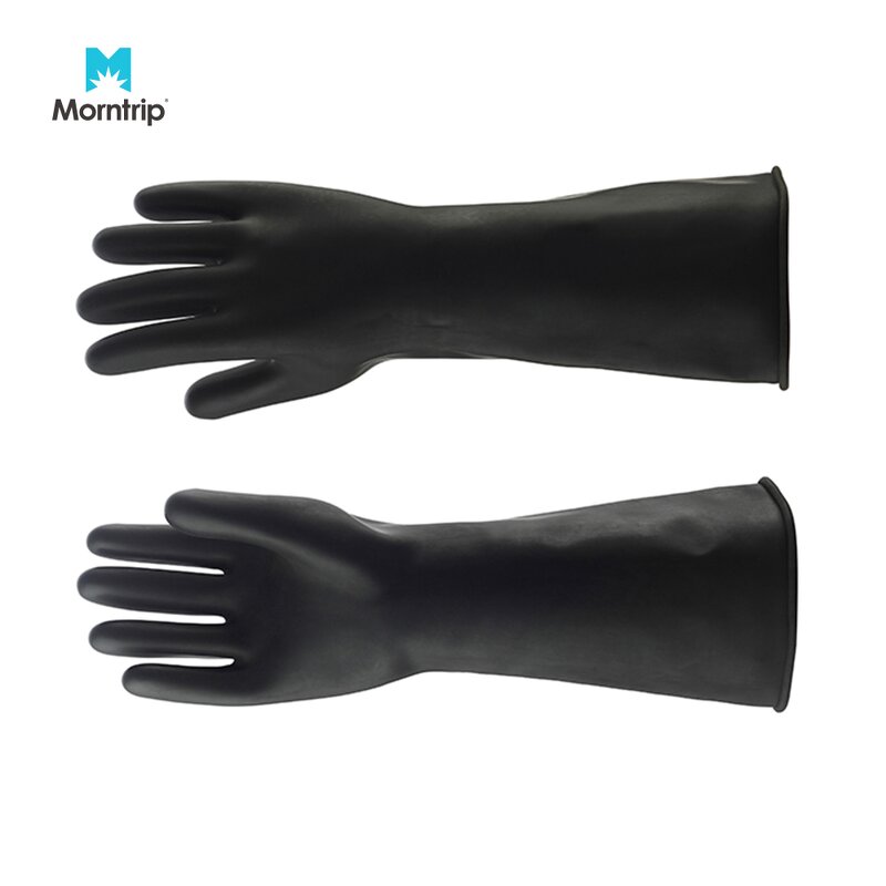 Industrial Rubber Gloves Manufacturer - Factory-Made Thickened Large Black for Labor Insurance