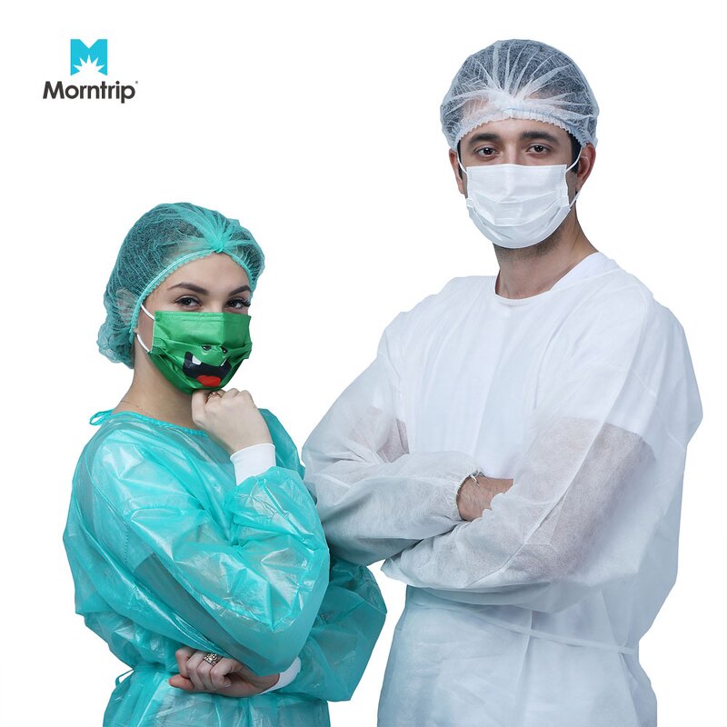 Disposable Lab Coat Manufacturer - Factory Price Custom Wholesale Nonwoven PP for Food Industry