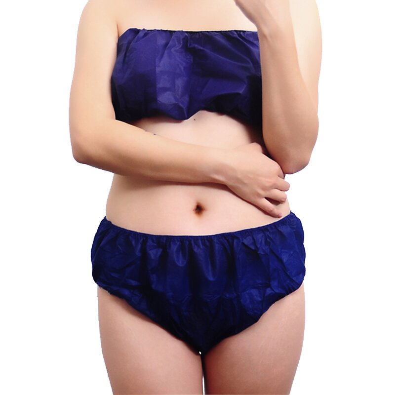 Disposable Non Woven Bra Manufacturer - Cheap Price Salon SPA Use Sanitary Women Men Nonwoven Panties Ladies Underwear