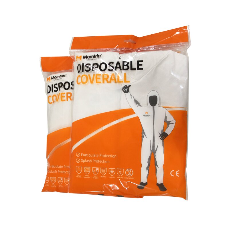 Disposable Coverall Suits Manufacturer - En ISO Certified PPE Industrial Safety Protective SMS Microporous Type 5/6