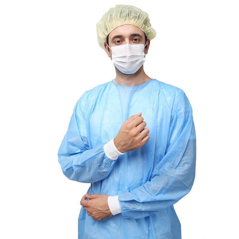 Disposable Isolation Gown Manufacturer - PPE Hospital Waterproof Non-sterile PP Non-woven for Hospital