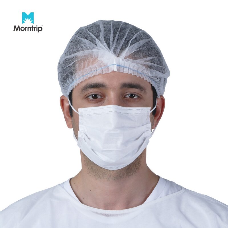 Disposable Bouffant Caps Manufacturer - Custom Hair Net Elastic Dust Cap for Medical Spa Salon