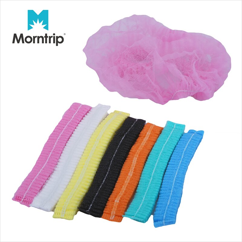 Disposable Bouffant Caps Manufacturer - Custom Hair Net Elastic Dust Cap for Medical Spa Salon