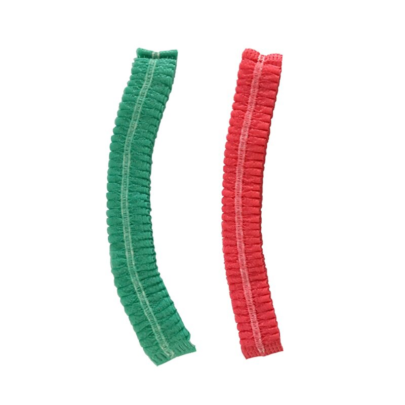 Disposable Hairnet Manufacturer - Food Industry Mesh Spunbond Bouffant PP Nonwoven Isolation Elastic Dustproof Mob Cap