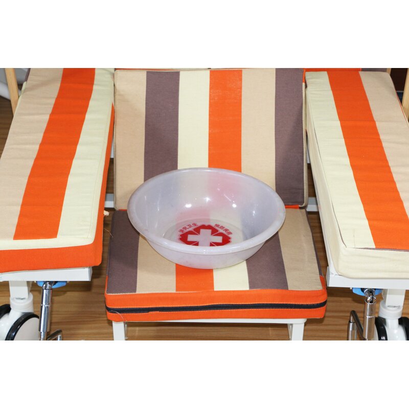 Medical Hospital Bed Manufacturer - Factory Custom Wholesale 4 Crank Manual Adjustable 5 Functions with Toilet