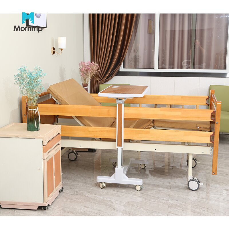 Hospital Medical Nursing Bed Manufacturer - Homecare Furniture Fowler's Position Wood Material Two Function