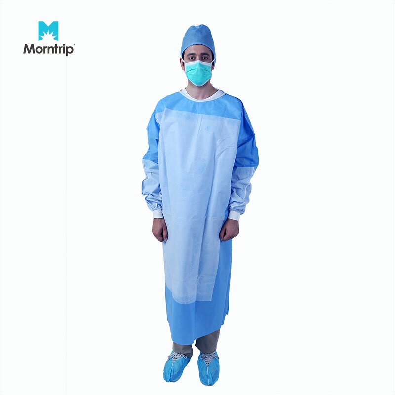 Disposable Surgical Gown Manufacturer - AAMI Level 4 Reinforced Hospital SMS 45gsm Sterile