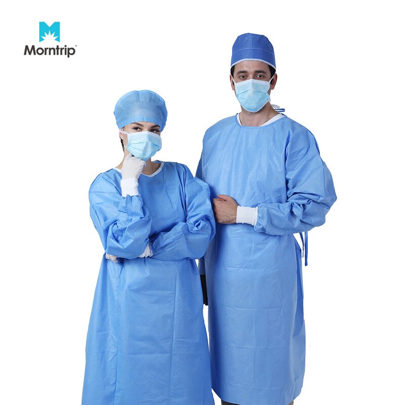 Disposable Isolation Gowns Manufacturer - Level 3 Sterile Dust-Blood Proof for Hospital Use Safety Clothing