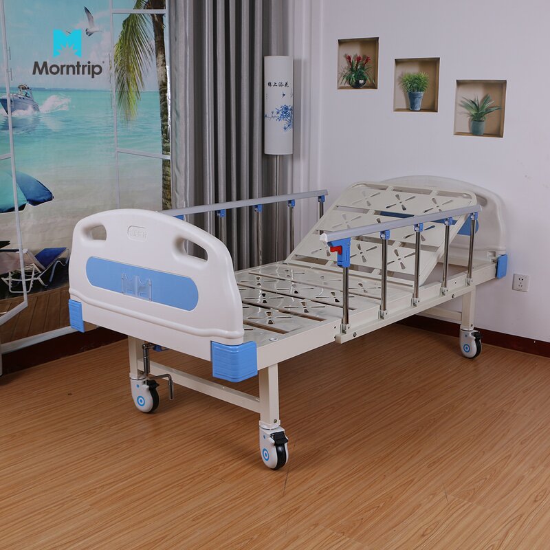 Medical Nursing Hospital Bed Manufacturer - Cheap Hot Selling Manual One Crank Function ABS Metal for Clinica