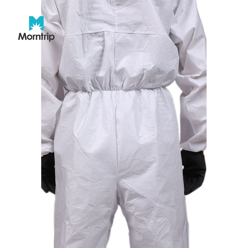 Disposable Coverall Manufacturer - Cheap Price PPE Protective Anti Static Chemical Resistant 50gsm Microporous Type 5 6