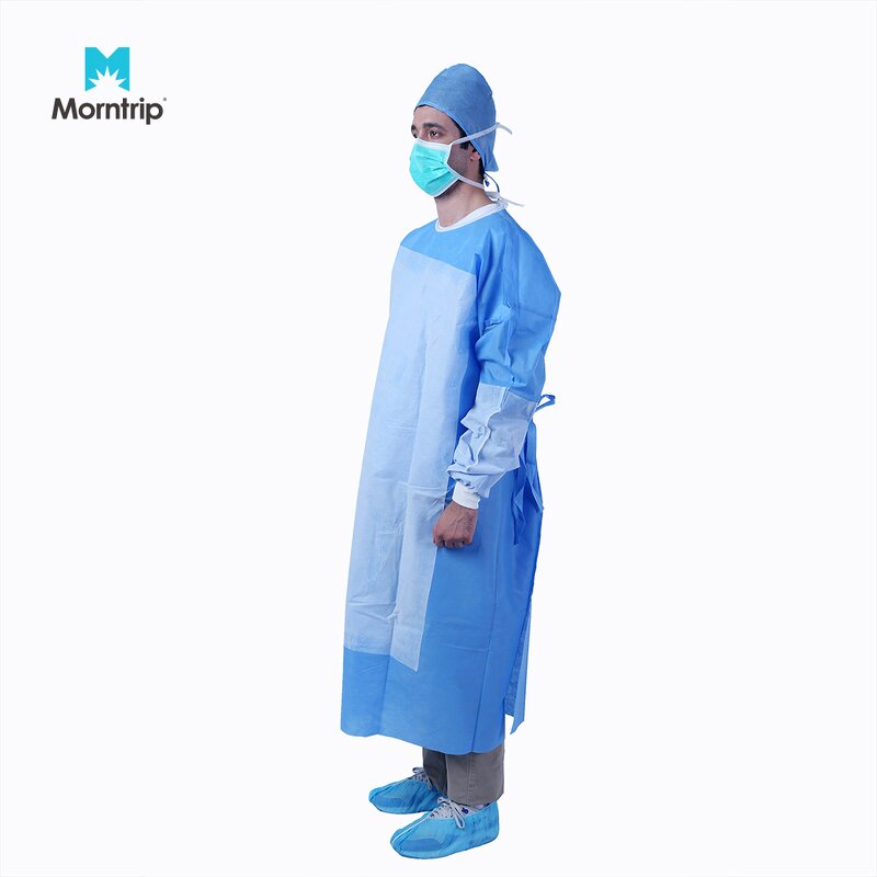 Disposable Surgical Gown Manufacturer - AAMI Level 4 Reinforced Hospital SMS 45gsm Sterile