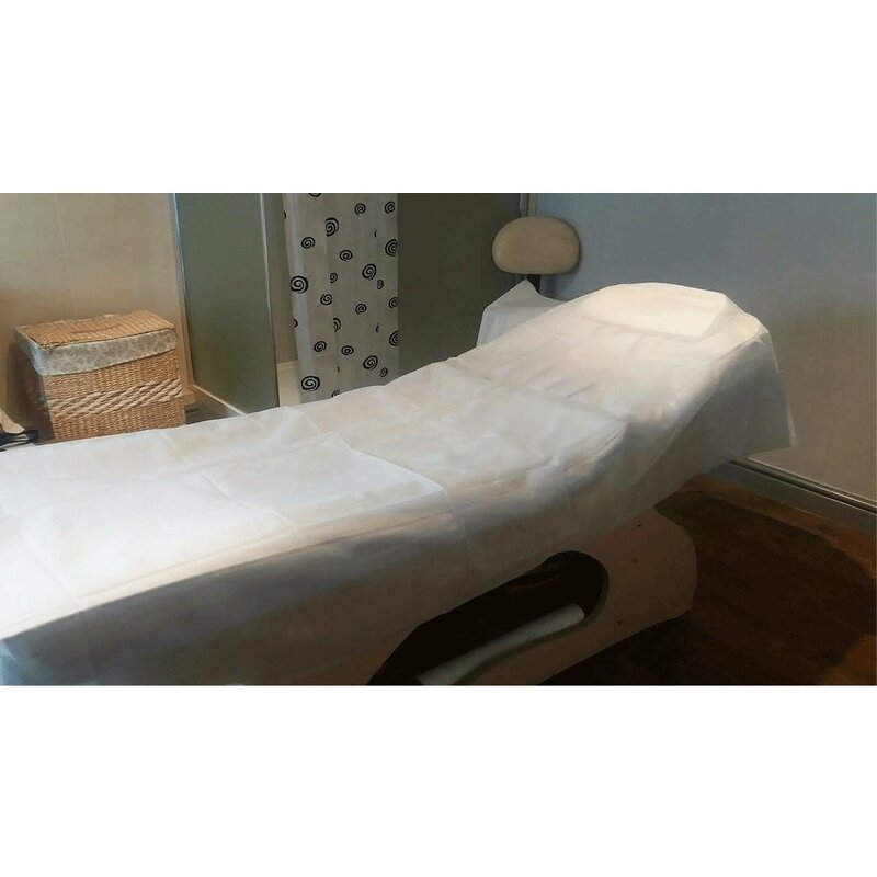 Disposable Bed Sheet Set Manufacturer - Low Cost for Hotel Waterproof White Non Woven with Pillowcases