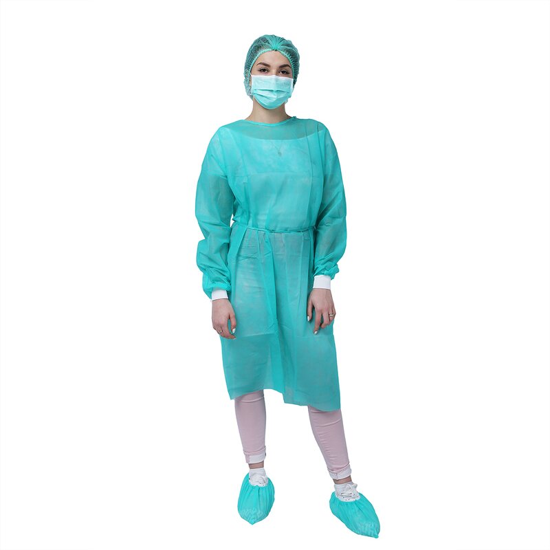 Disposable Isolation Gown Manufacturer - PPE Hospital Waterproof Non-sterile PP Non-woven for Hospital