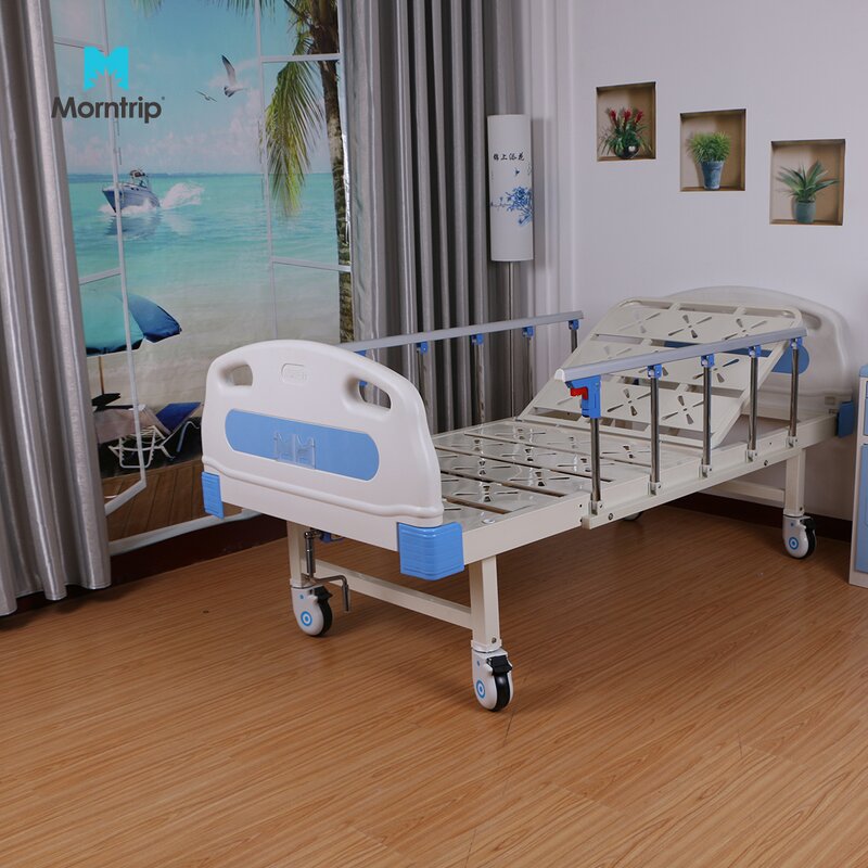 Medical Nursing Hospital Bed Manufacturer - Cheap Hot Selling Manual One Crank Function ABS Metal for Clinica