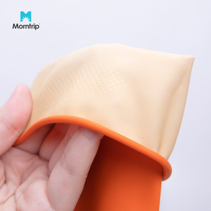 Industrial Chemical Resistant Rubber Gloves Manufacturer - Factory Supply En388 EN420 EN374 Anti-acid Cleaning Kitchen