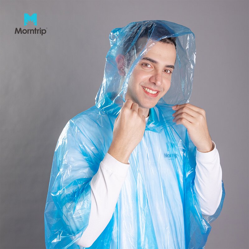 Disposable Rain Poncho Manufacturer - Hot Sale Plastic Transparent Emergency PE Easy Carry Outdoor with Hood