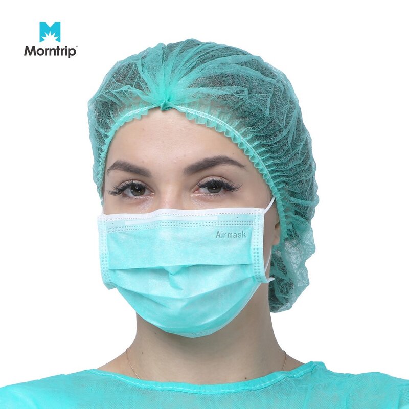 Disposable Hair Cap Manufacturer - Food Industry Nurse Non Woven for Kitchen Head Cover White Bouffant
