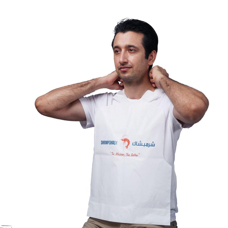 Disposable Lobster Bib Manufacturer - Adult Custom Printed Restaurant Plastic
